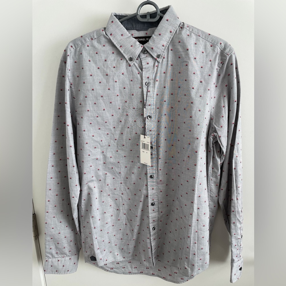 *New* Michael Kors Men’s Casual Button Down Shirt